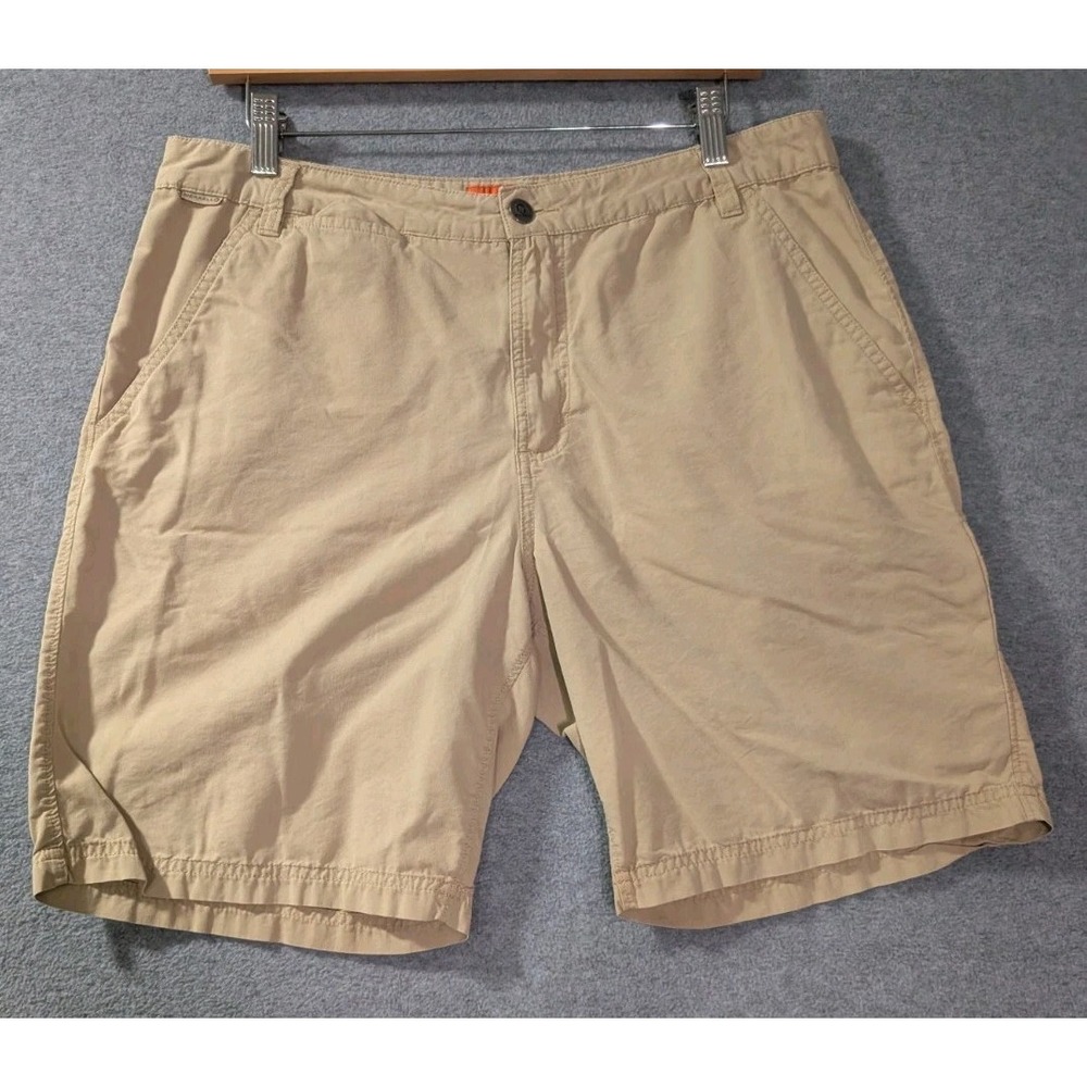 Merrell Select Performix Hiking Outdoor Shorts Khaki Tan Men's 34‎ Nylon Blend